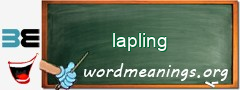WordMeaning blackboard for lapling